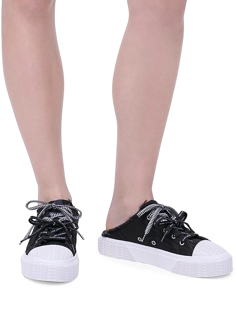 The Sneaker Canvas Mules