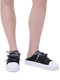 The Sneaker Canvas Mules
