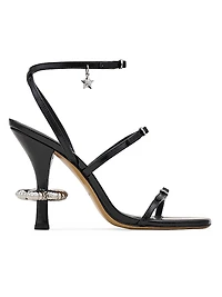 The Daisy Heel 100MM Leather Sandals