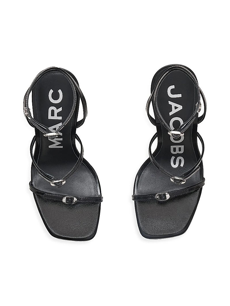 The Daisy Heel 100MM Leather Sandals