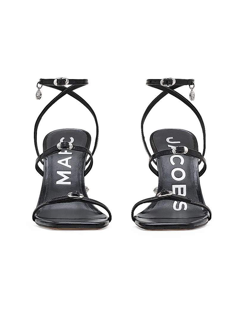 The Daisy Heel 100MM Leather Sandals