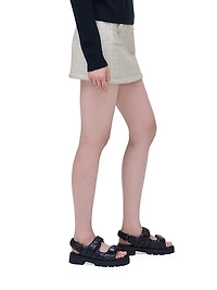 The J Marc Quilted Leather Sandals