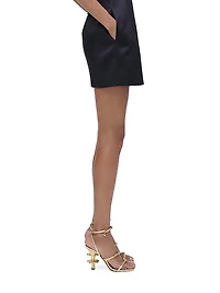 The Daisy Heel 100MM Metallic Leather Sandals