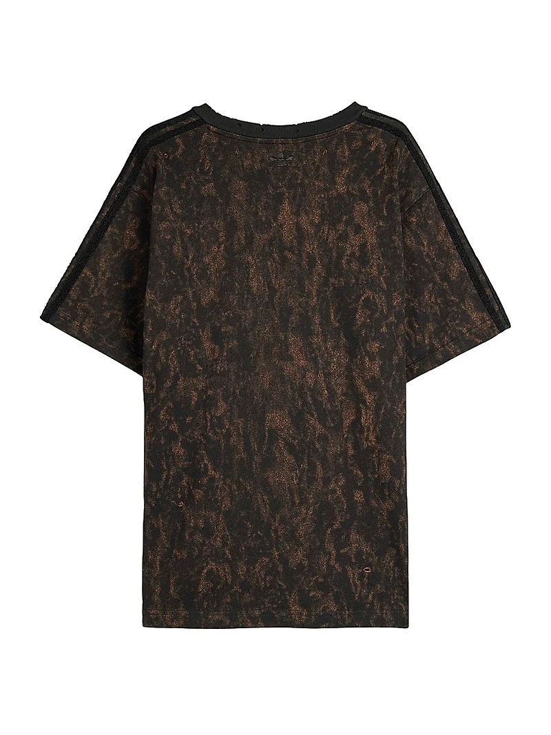 adidas x SFTM ADI006 Logo-Embroidered Cotton Crewneck T-Shirt