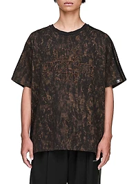 adidas x SFTM ADI006 Logo-Embroidered Cotton Crewneck T-Shirt