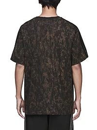 adidas x SFTM ADI006 Logo-Embroidered Cotton Crewneck T-Shirt