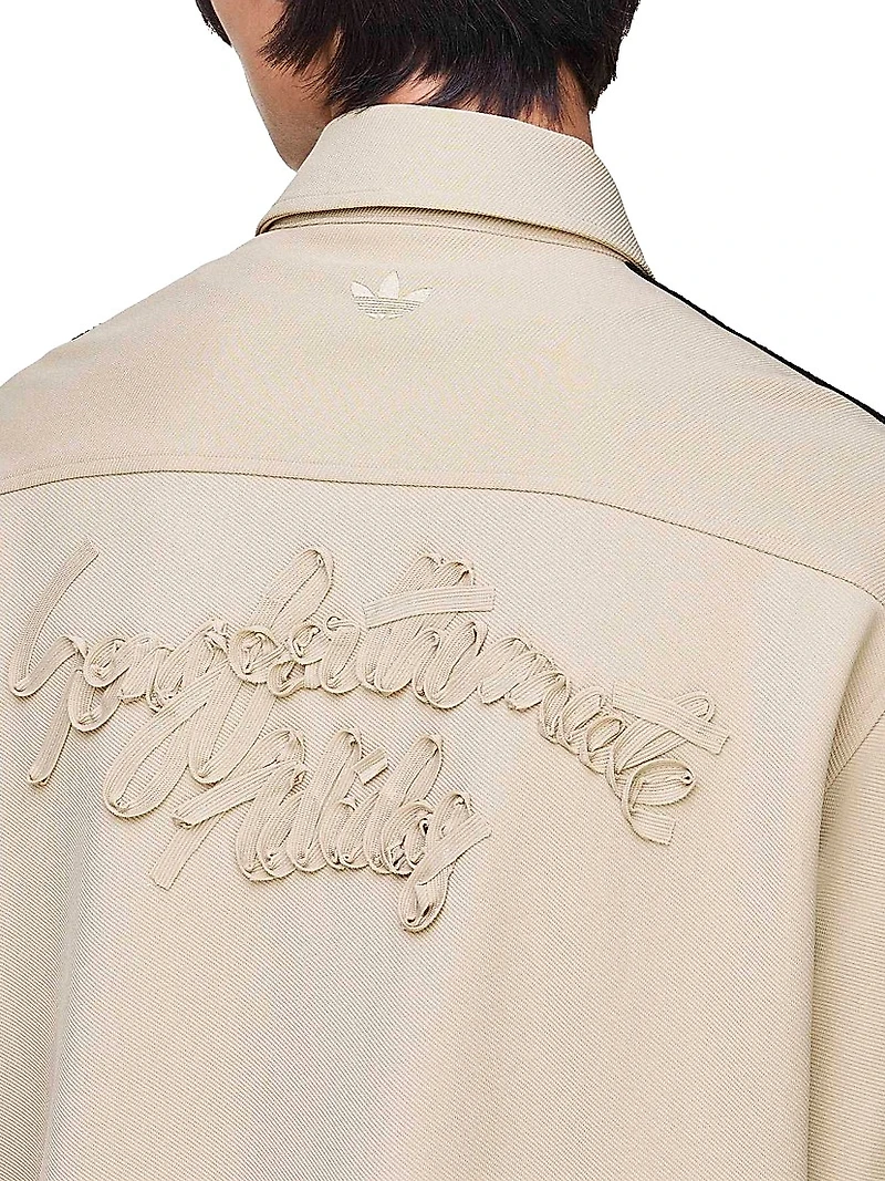 adidas x SFTM ADI006 Button-Detail Oversized Shirt