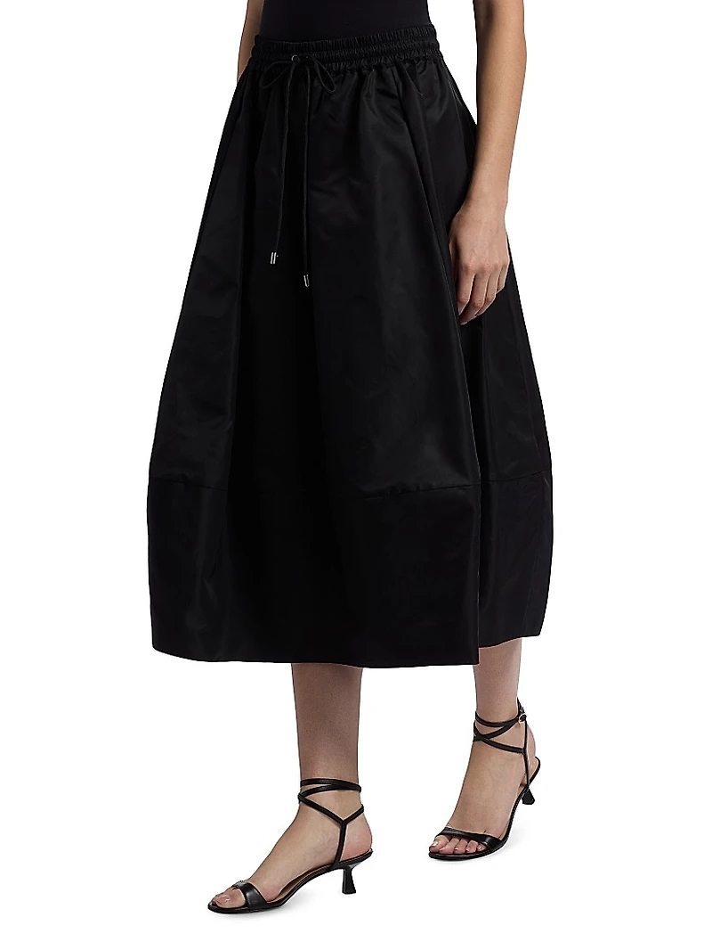 Sirani Drawstring Midi-skirt