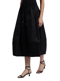 Sirani Drawstring Midi-skirt