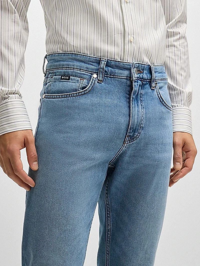 Delaware Slim-Fit Jeans Comfort-Stretch Denim