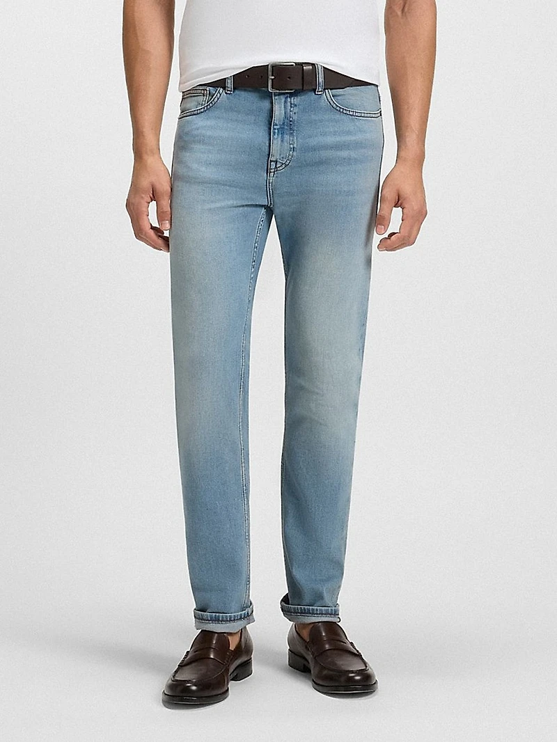 Delaware Slim-Fit Jeans Comfort-Stretch Denim