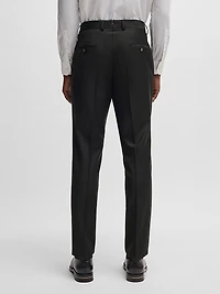 Slim-Fit Trousers Virgin Wool with Stretch