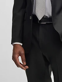 Slim-Fit Trousers Virgin Wool with Stretch