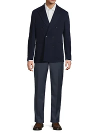 Double-Breasted Wool Blazer