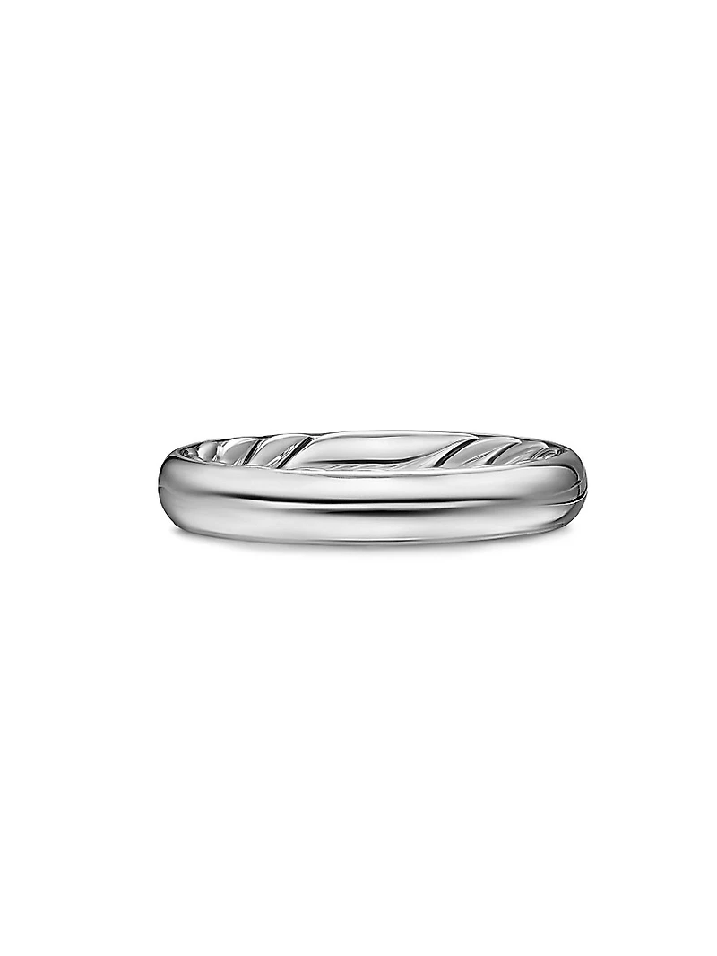 DY Mercer Band Ring Sterling Silver, 3.7MM