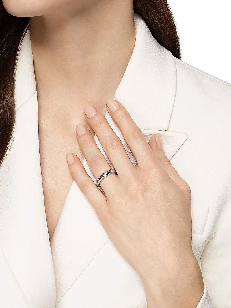 DY Mercer Band Ring Sterling Silver, 3.7MM