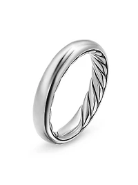 DY Mercer Band Ring Sterling Silver, 3.7MM