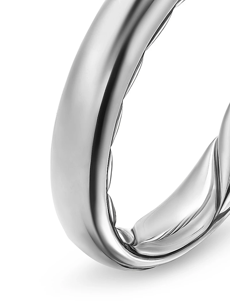 DY Mercer Band Ring Sterling Silver, 3.7MM