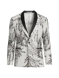 Floral Printed Dinner Jacket