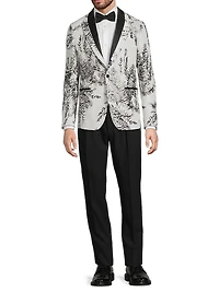 Floral Printed Dinner Jacket