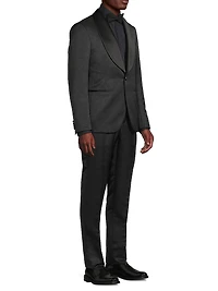 Shawl Lapel Tailored Wool Tuxedo