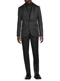 Shawl Lapel Tailored Wool Tuxedo