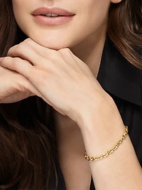 DY Mercer Petite Chain Bracelet 18K Yellow Gold, 4.5MM