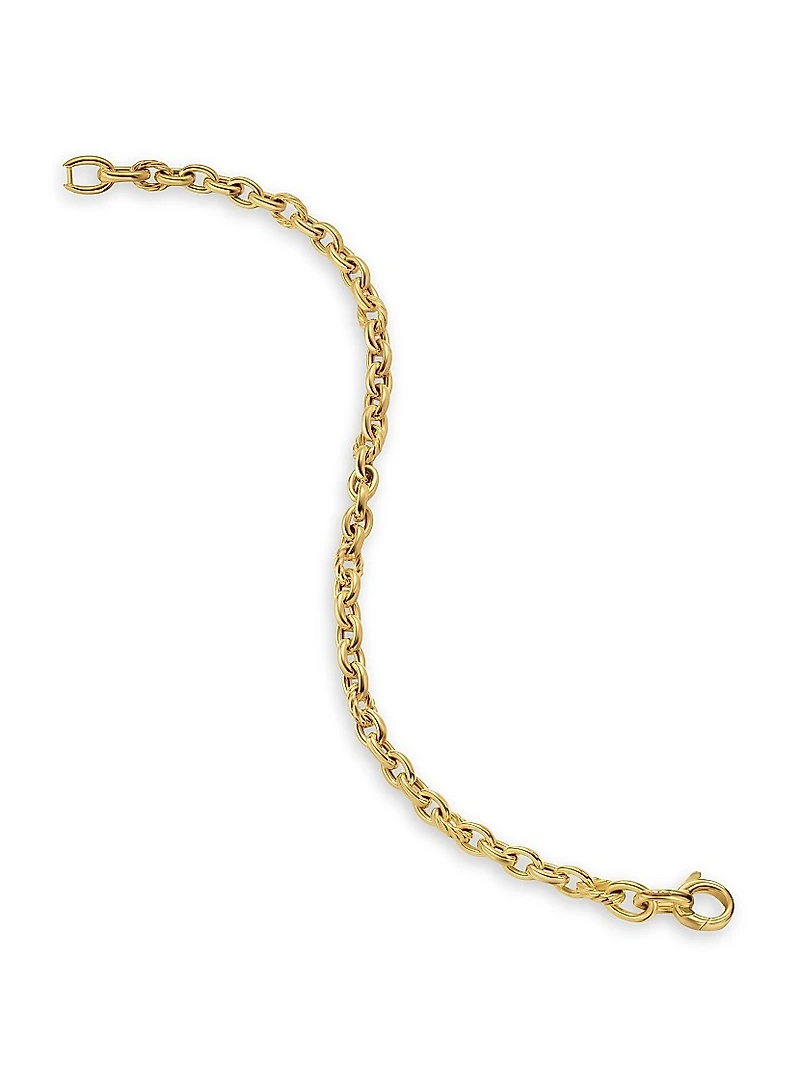 DY Mercer Petite Chain Bracelet 18K Yellow Gold, 4.5MM
