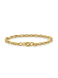 DY Mercer Petite Chain Bracelet 18K Yellow Gold, 4.5MM