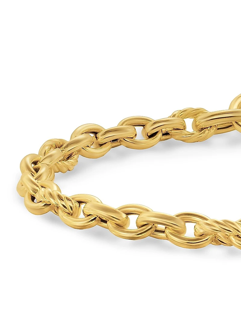 DY Mercer Petite Chain Bracelet 18K Yellow Gold, 4.5MM