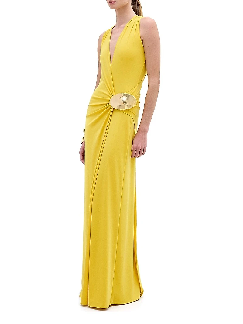 Fadila Wrap Maxi Dress