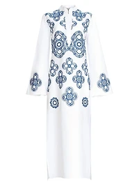 Adalys Linen Blend Tunic Maxi Dress