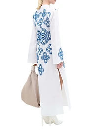 Adalys Linen Blend Tunic Maxi Dress