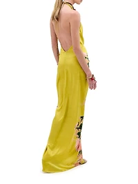 Jazmin Stretch Silk Maxi Dress