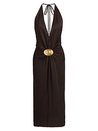 Celina Halter Midi-Dress