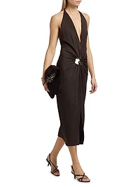 Celina Halter Midi-Dress