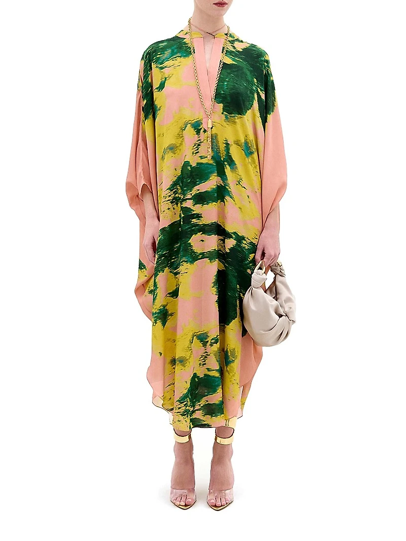 Elea Silk Midi-Dress