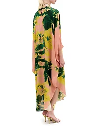Elea Silk Midi-Dress