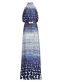 Damara Polka Dot Maxi Dress