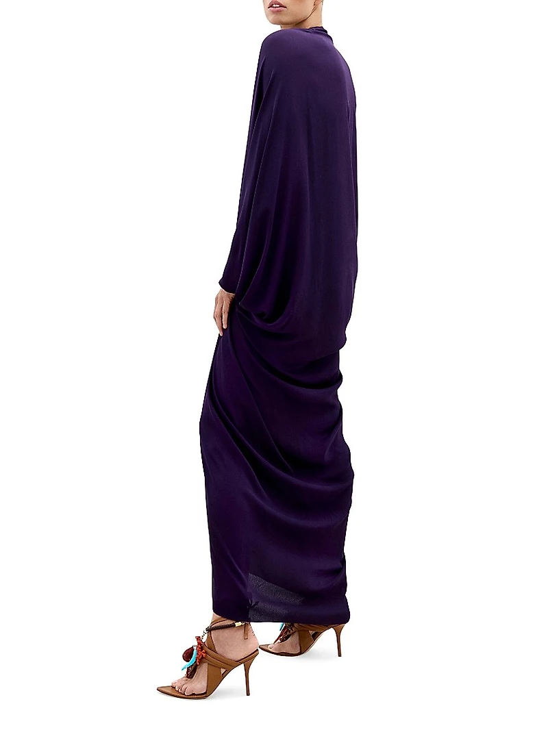 Fiore Gathered Tunic Maxi Dress