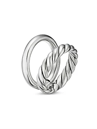 DY Mercer Two Row Ring Sterling Silver, 8MM