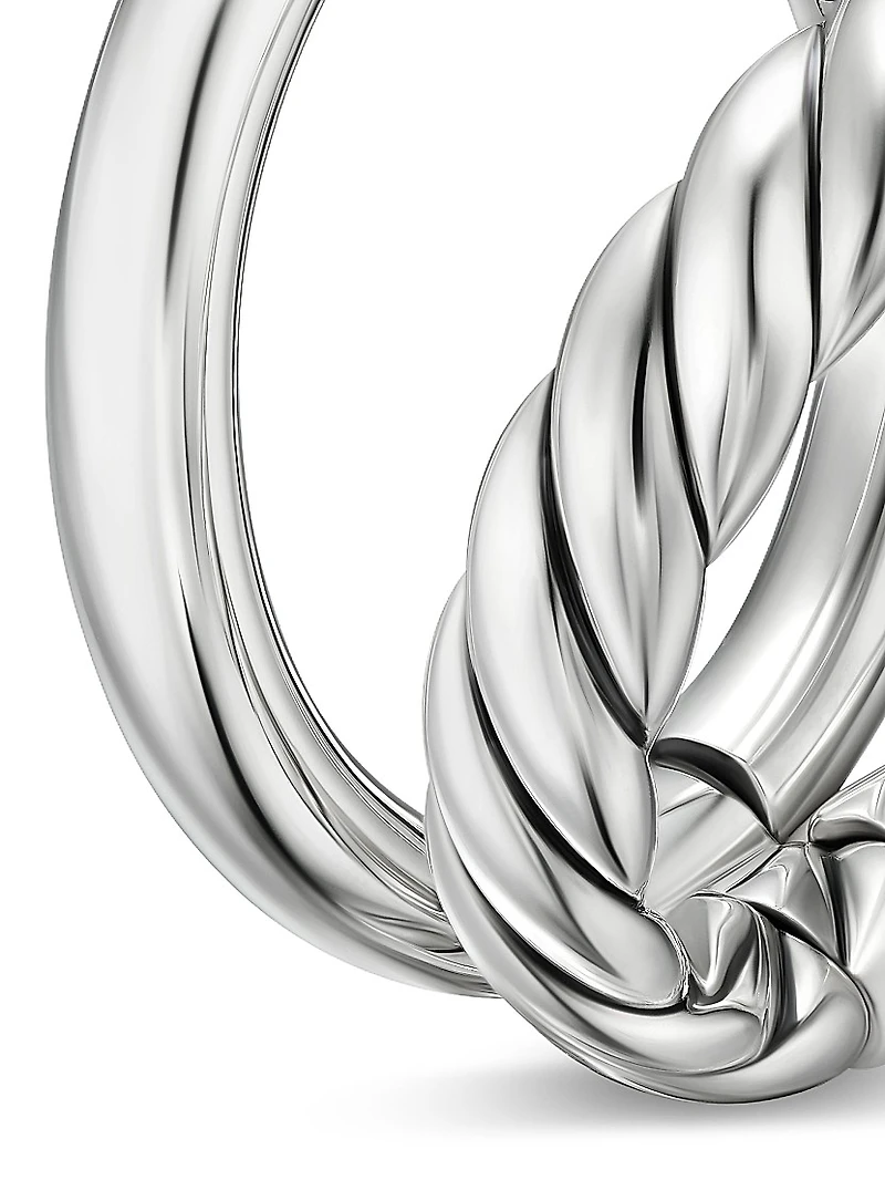 DY Mercer Two Row Ring Sterling Silver, 8MM