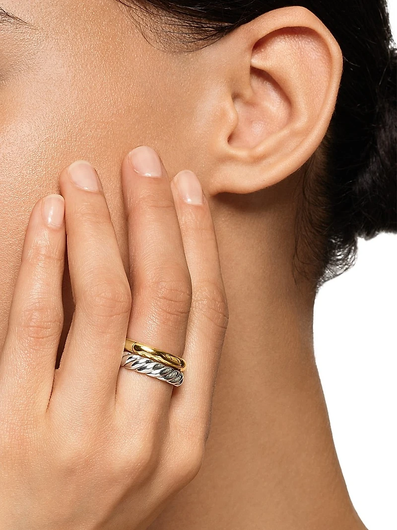 DY Mercer Two Row Ring Sterling Silver