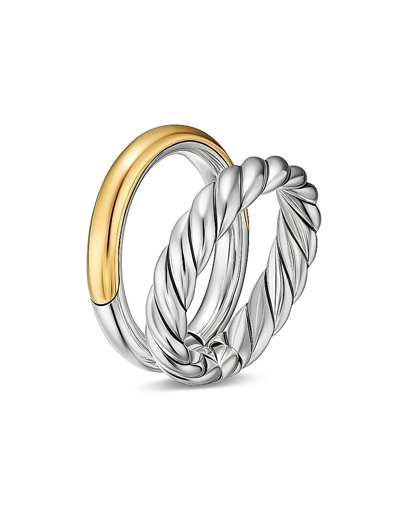 DY Mercer Two Row Ring Sterling Silver