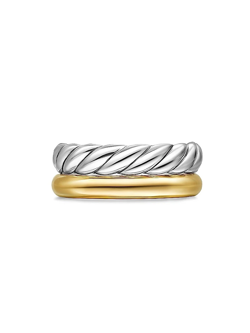 DY Mercer Two Row Ring Sterling Silver