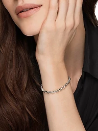 DY Mercer Petite Chain Bracelet Sterling Silver, 4.5MM