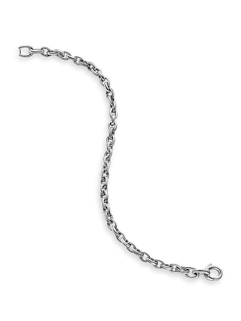 DY Mercer Petite Chain Bracelet Sterling Silver, 4.5MM