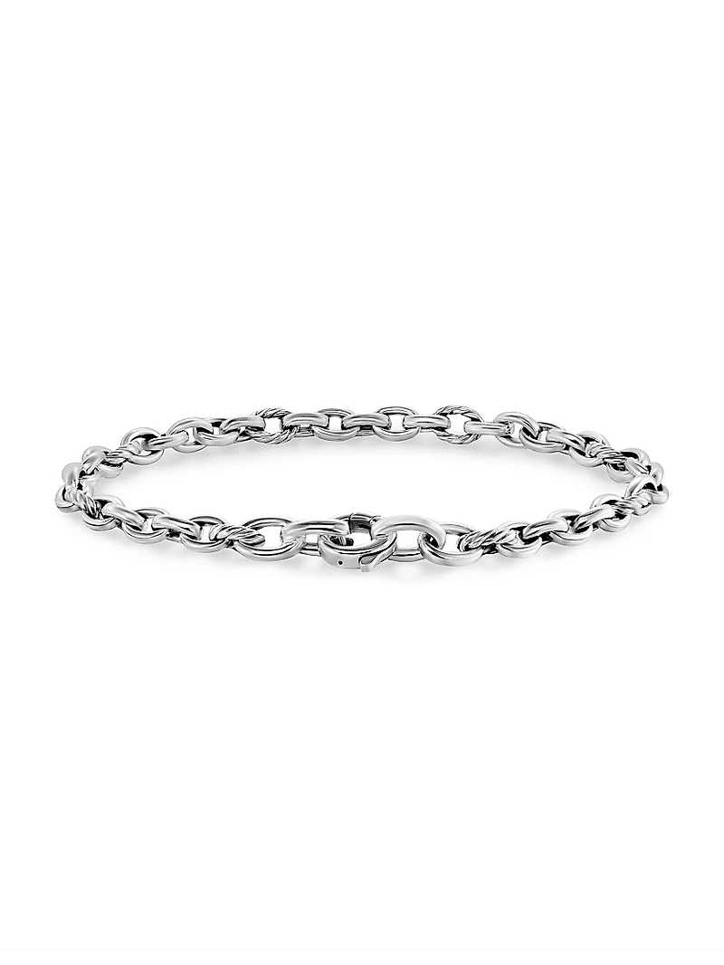 DY Mercer Petite Chain Bracelet Sterling Silver, 4.5MM