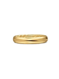 DY Mercer Band Ring 18K Yellow Gold, 3.7MM