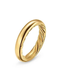 DY Mercer Band Ring 18K Yellow Gold, 3.7MM